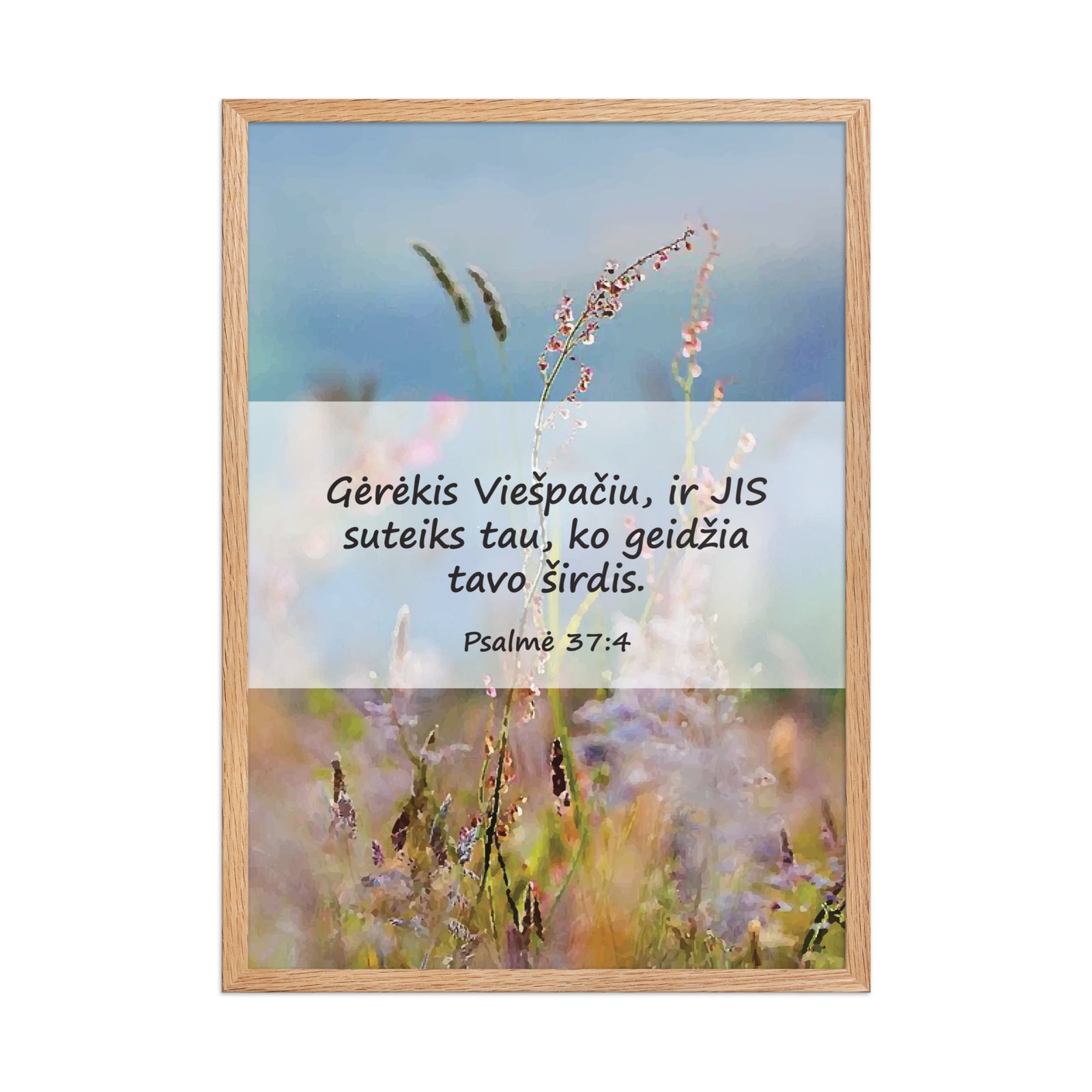 Biblijos citata · Rėmintas paveikslas - Image 2