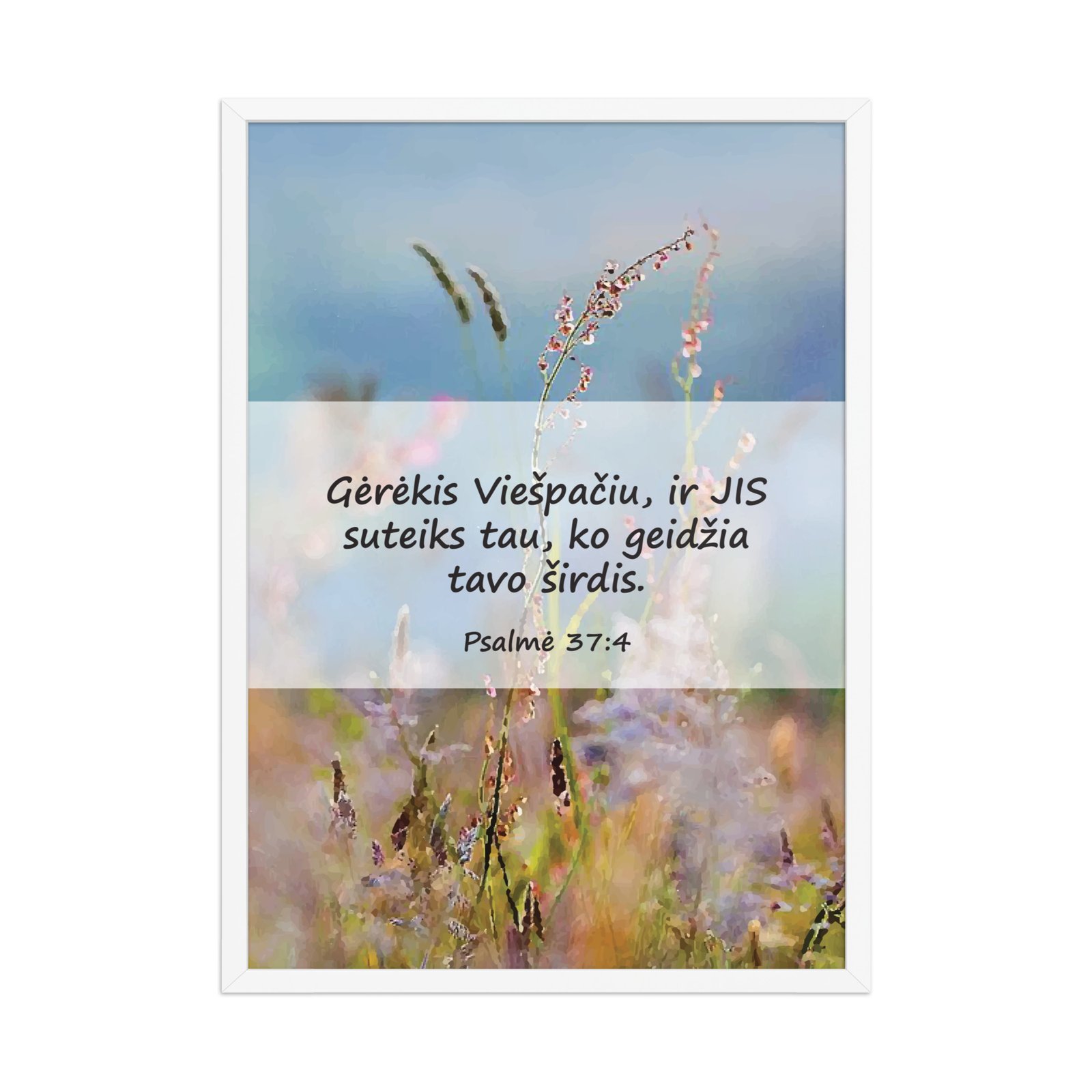 Biblijos citata · Rėmintas paveikslas - Image 3