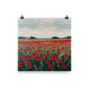 Aguonų laukas · plakatas