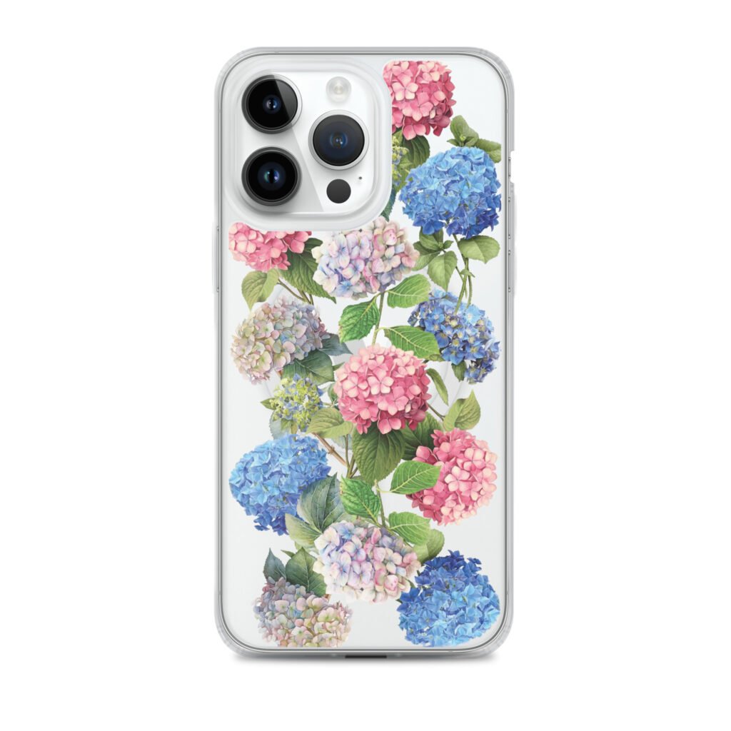 hortenzijos iphone telefono dėklas