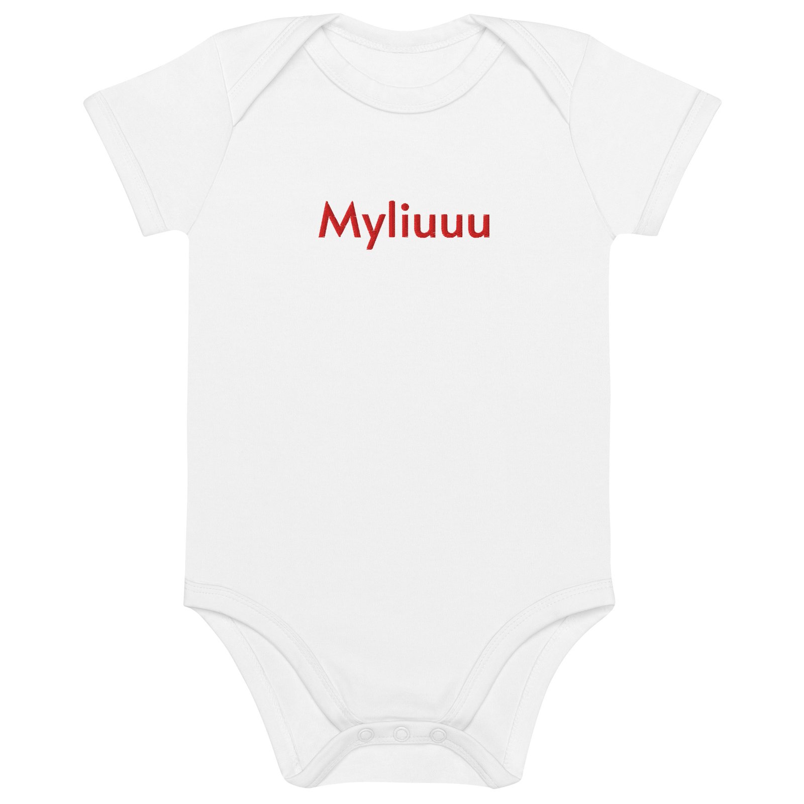 Myliu · Ekologiškos medvilnės siuvinėtas smėlinukas