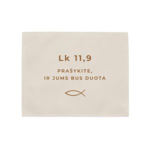padėkliukų komplektas su Biblijos žodžiais