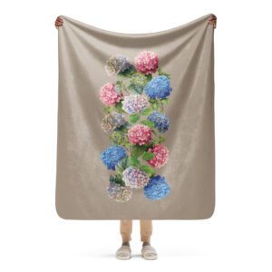 HORTENZIJOS · Šiltas Sherpa pledas