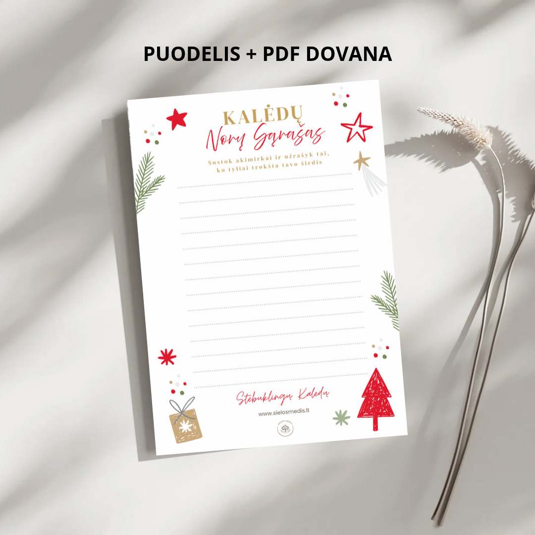 Stebuklingų Kalėdų · Kalėdinis norų puodelis + PDF „Norų sąrašas“ - Image 4