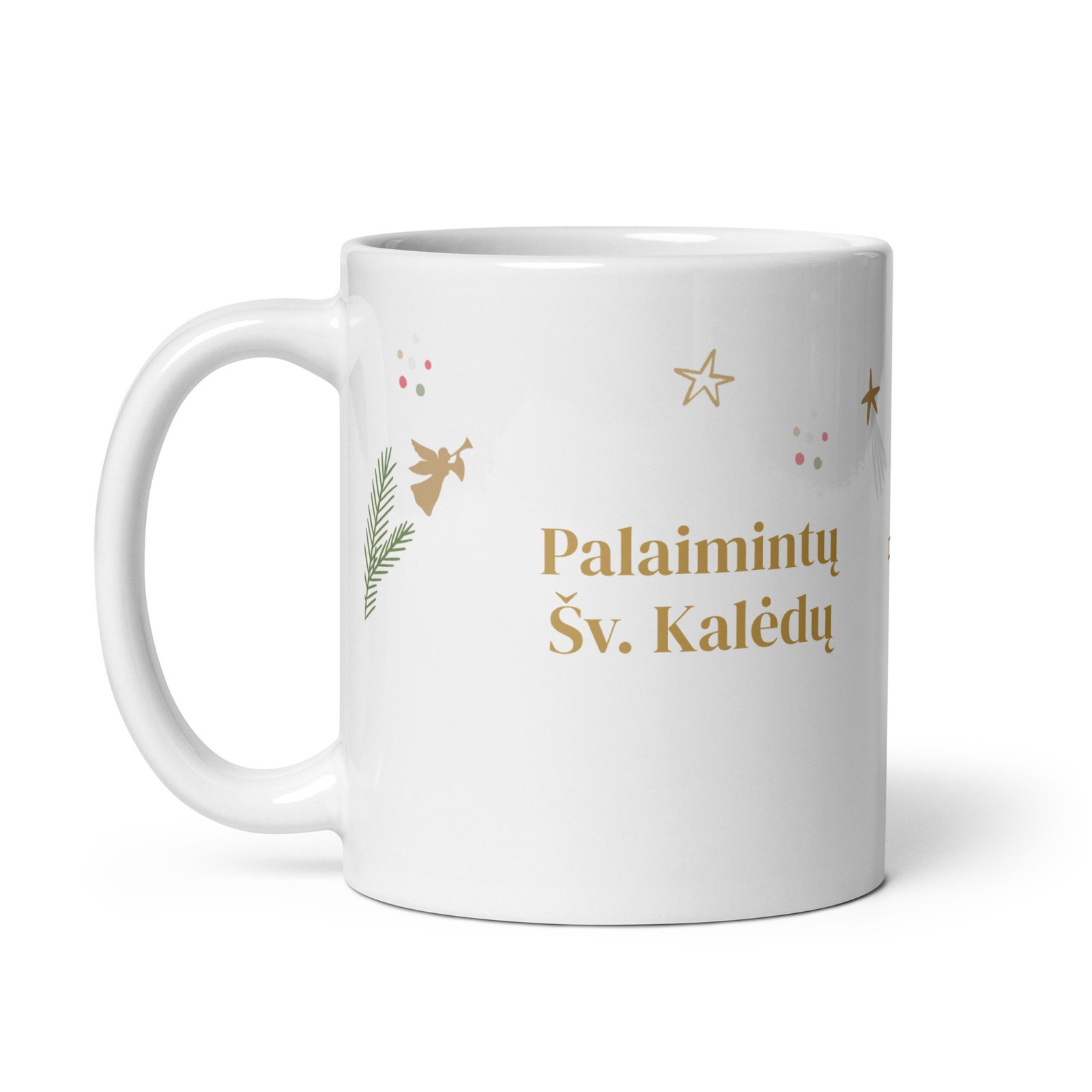Palaimintų Šv.Kalėdų · Kalėdinis Puodelis + PDF „Kalėdinė Malda" - Image 2